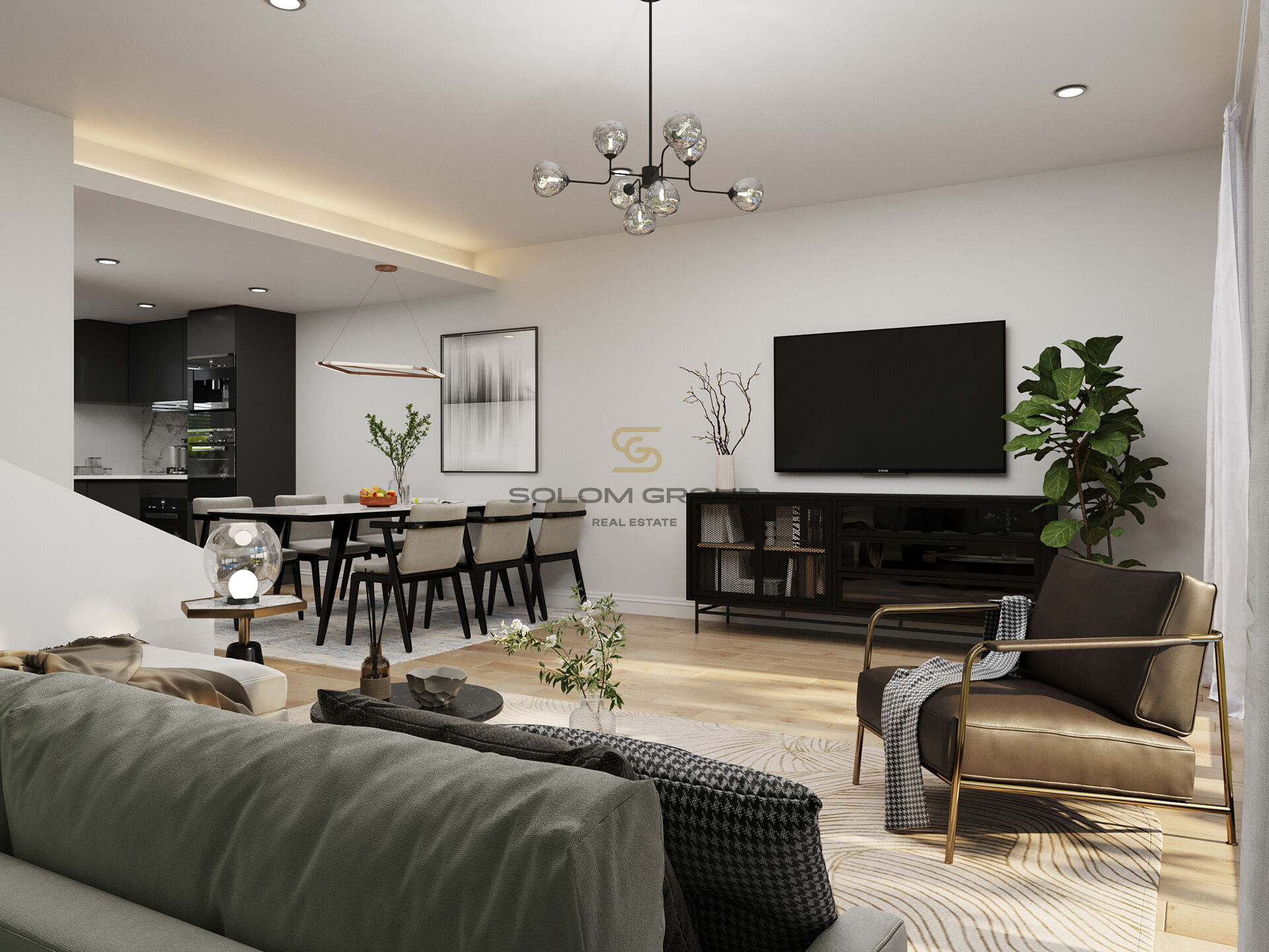 Prodej NOVÉHO bytu 4+kk + předzahrádka, 131 m², 2x parkovací stání Novostavba Odolena Voda