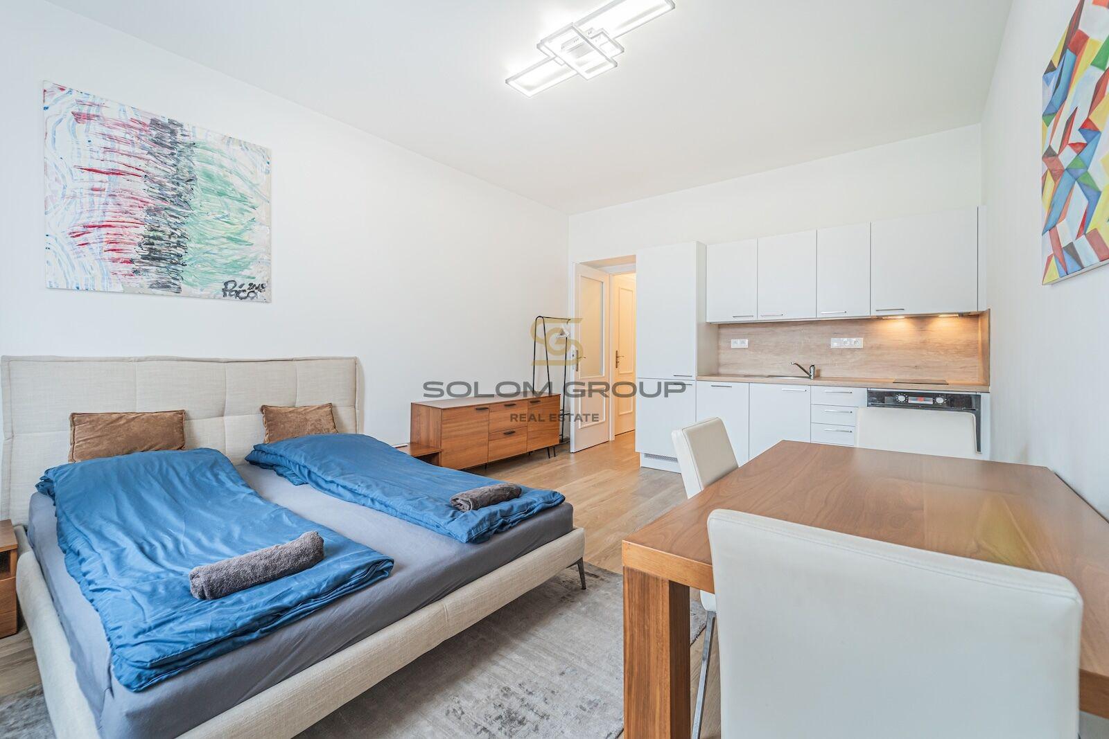 Prodej bytu 1+kk,OV, 30 m², Praha 3, Rezidence Milíčova