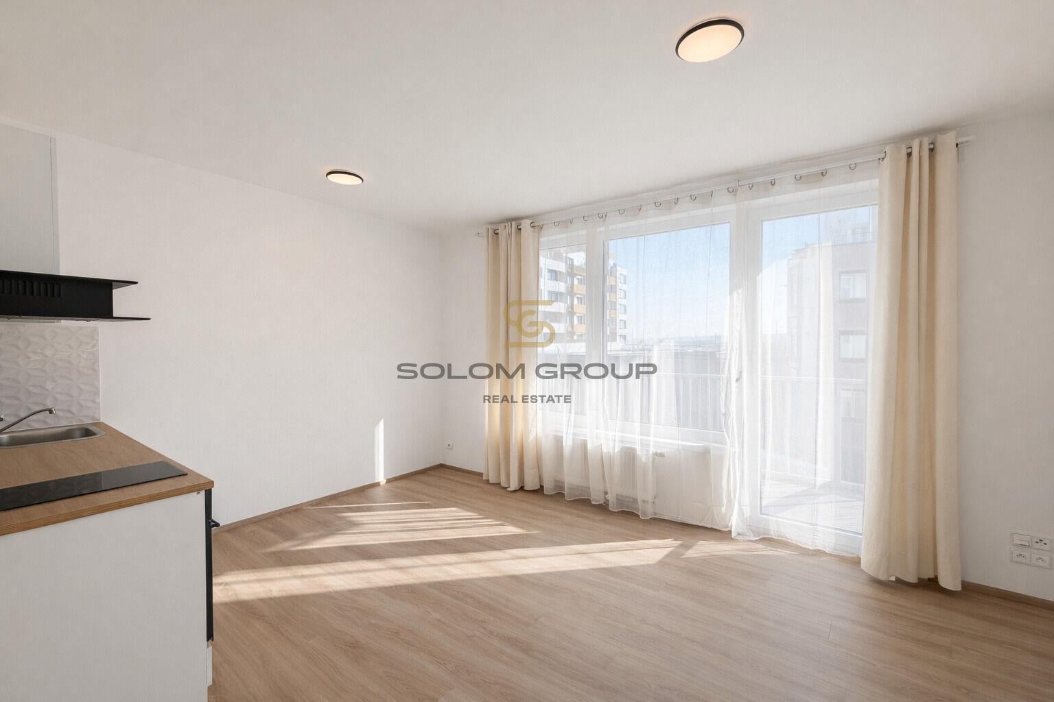 Pronájem NOVÉHO bytu 1+kk/Balkon, 32,5 m² + garážové stání, Dolní Měcholupy, ulice Honzíkova