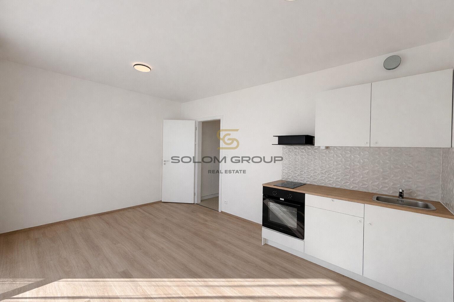 Pronájem NOVÉHO bytu 1+kk/Balkon, 32,5 m² + garážové stání, Dolní Měcholupy, ulice Honzíkova