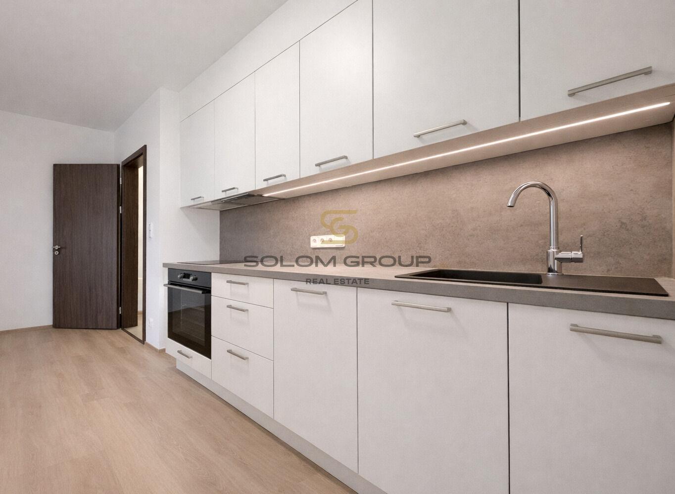 Pronájem NOVÉHO bytu 2+kk/Balkon, 45,8 m² + garážové stání + sklep, Dolní Měcholupy, ulice Honzíkova