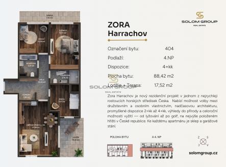 Prodej bytu, 4+kk, 106 m²