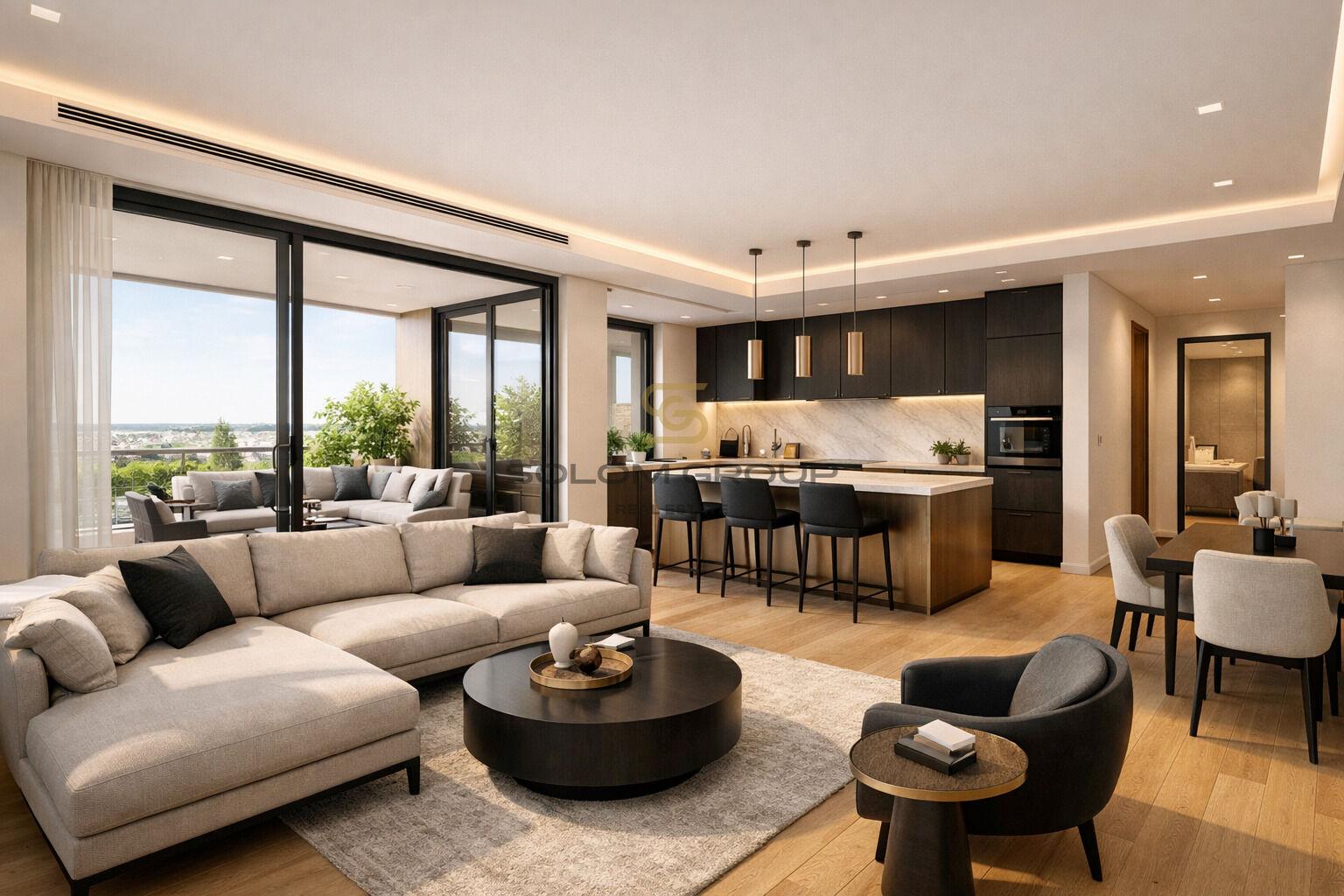 Prodej bytu 4+kk/L, 129 m², DV, GS, Britská Čtvrť - Praha 13, Stodůlky, novostavba