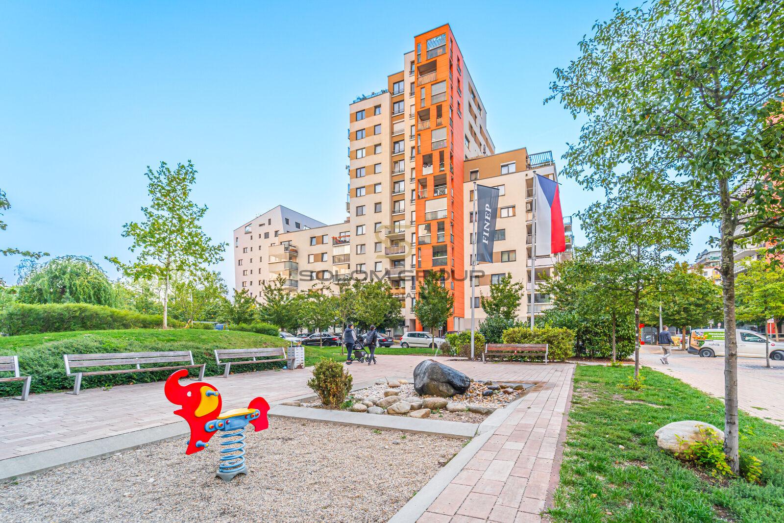 Prodej NOVÉHO bytu 2+kk/B, 50,2 m², GS, sklep, Vysočany - Pod Harfou