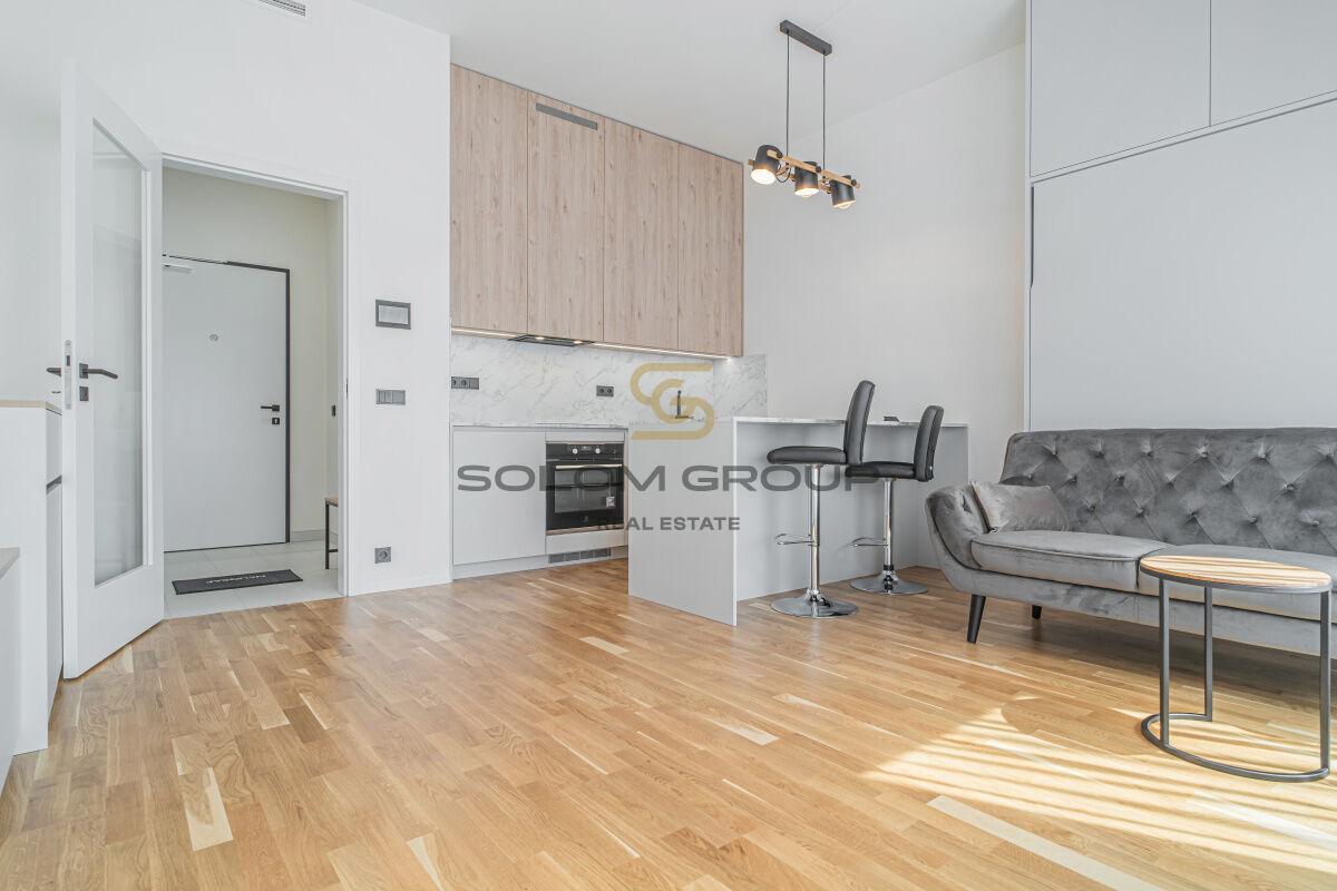 Pronájem 1kk, 30 m2, Praha 5 - Smíchov, Grafická, novostavba, zařízeno