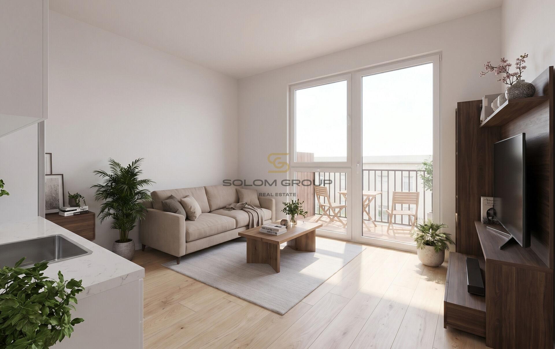 Prodej bytu 1+kk/B, 30 m², DV, GS, Praha - Kbely, novostavba