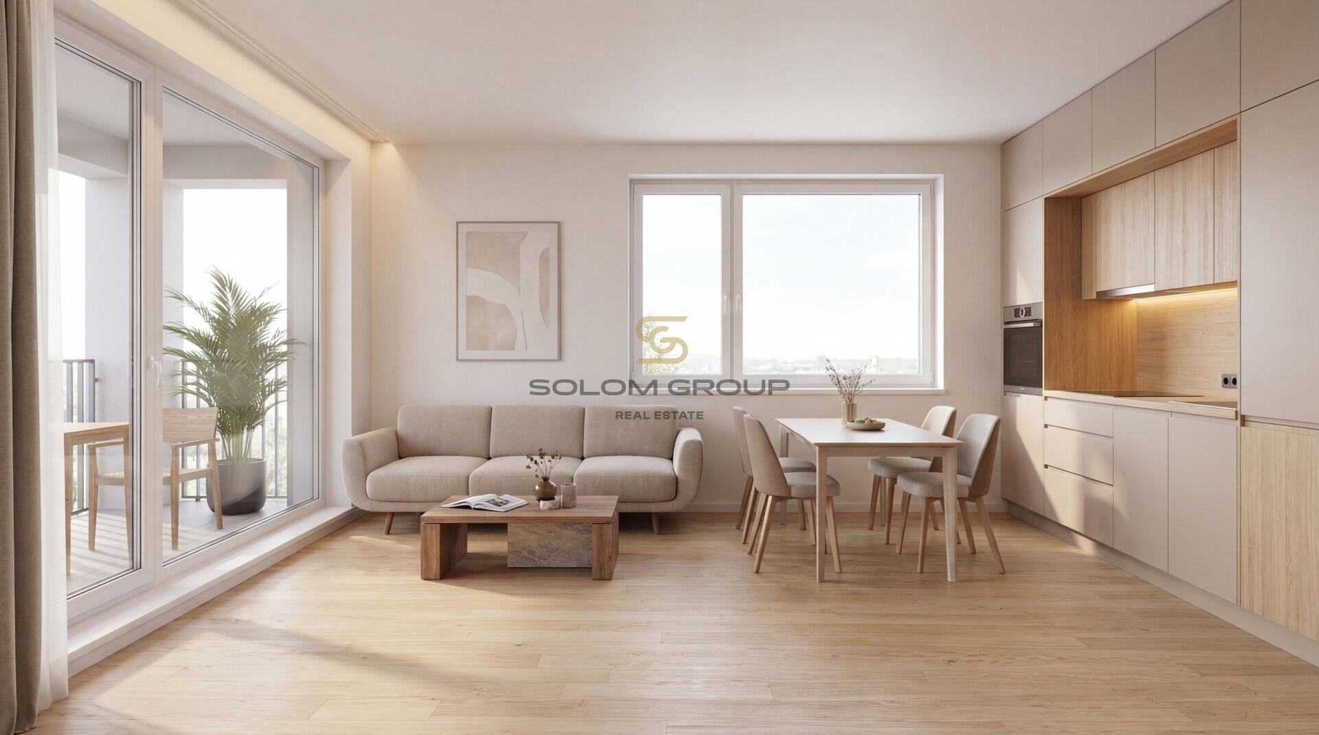 Prodej nového bytu 2+kk/B, 54,2 m², DV, Praha 5 - Hlubočepy, novostavba