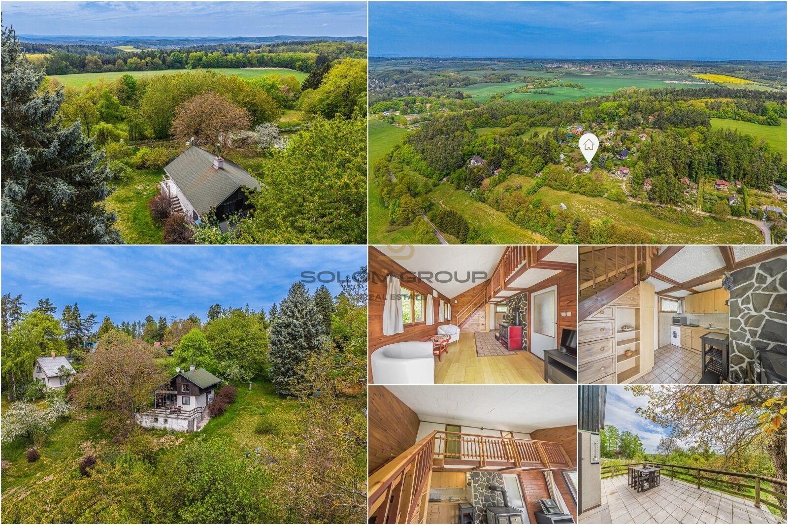 Prodej chaty, 4+kk s pozemkem1492 m², Ondřejov, Třemblat
