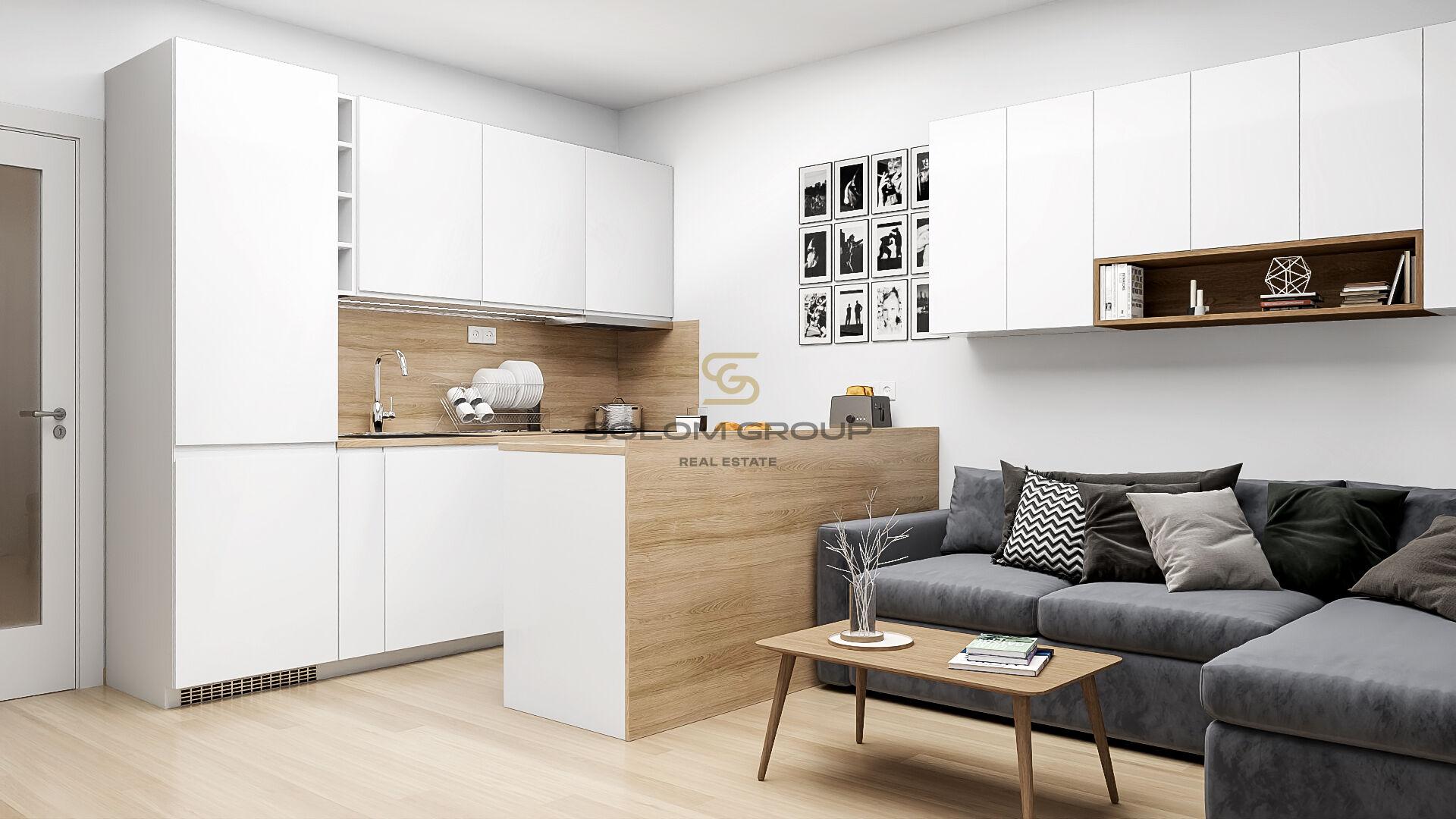 Prodej NOVÉHO bytu 2(1)+kk/Balkon, 45 m² + parkovací stání, Praha 10, DV, novostavba
