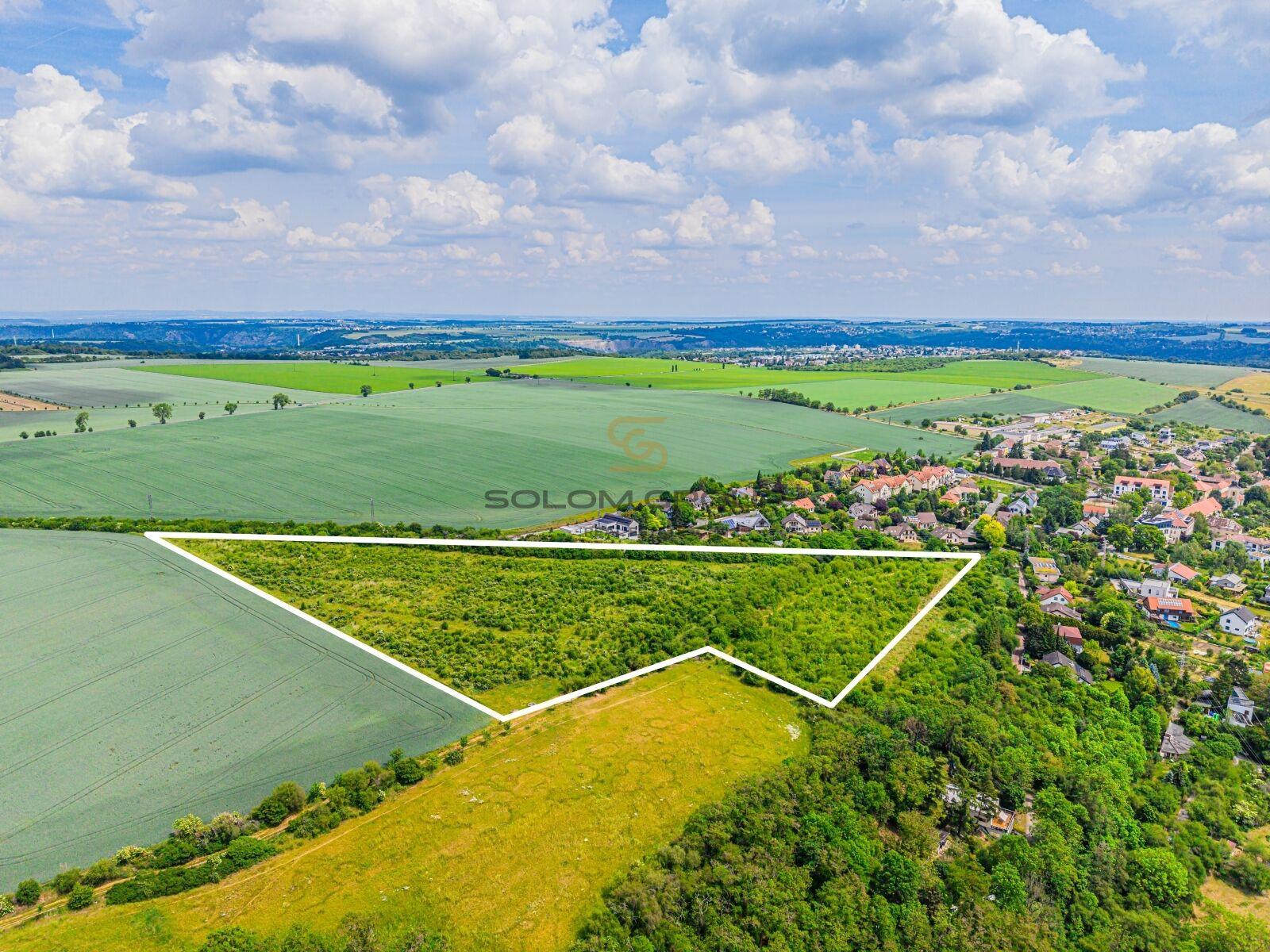 Prodej pozemku, 14.828 m², Únětice u Prahy, Praha - západ