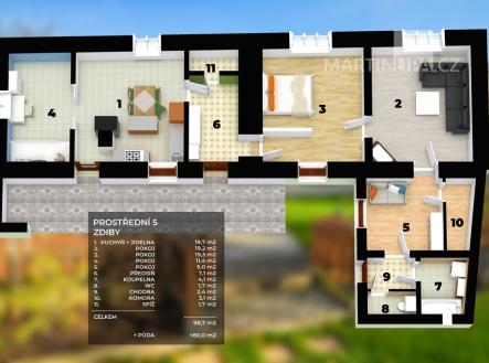 Prodej domu/vily, 178 m²