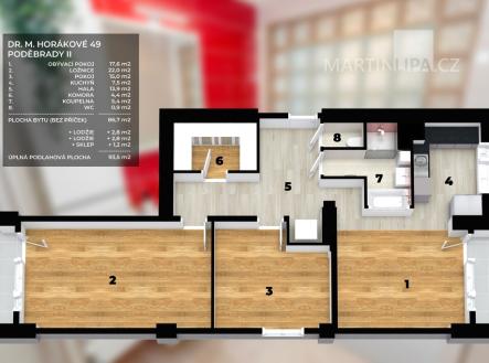 Prodej bytu, 3+1, 94 m²