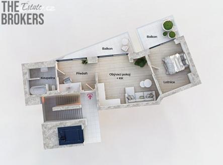 Prodej bytu, 2+kk, 75 m² obrázek