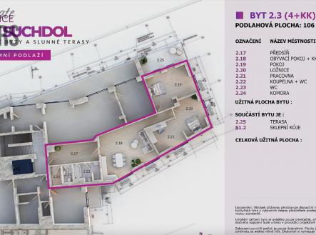 Prodej bytu, 4+kk, 117 m²