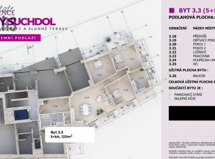 Prodej bytu, 5+kk, 120 m²