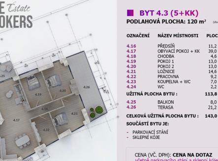 Prodej bytu, 5+kk, 143 m²