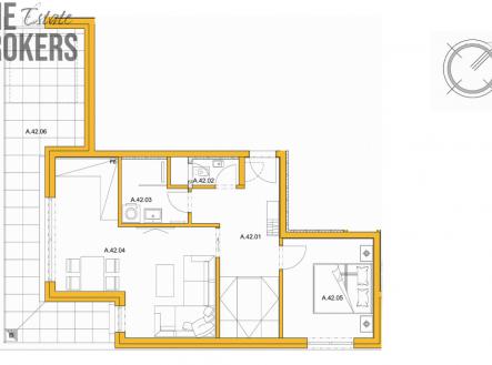 Prodej bytu, 2+kk, 83 m²