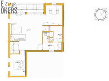 Prodej bytu, 2+kk, 89 m²