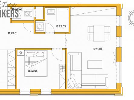 Prodej bytu, 2+kk, 60 m²