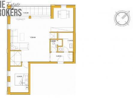 Prodej bytu, 2+kk, 89 m²