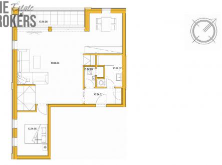 Prodej bytu, 2+kk, 89 m²