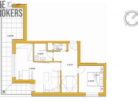 Prodej bytu, 2+kk, 83 m²