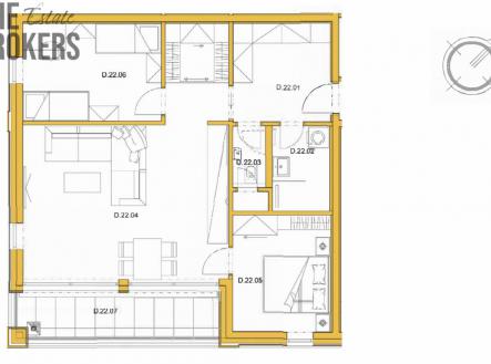 Prodej bytu, 3+kk, 90 m²