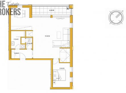 Prodej bytu, 2+kk, 89 m²