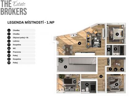 Prodej bytu, 5+kk, 107 m²