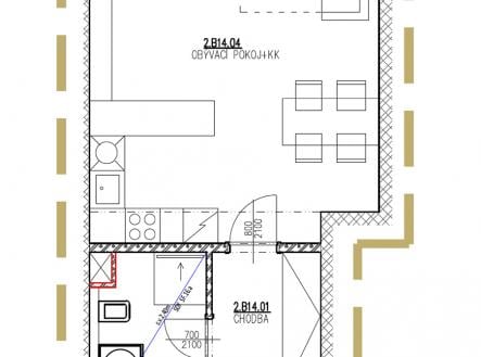 Prodej bytu, 1+kk, 52 m²