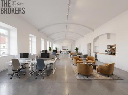 Pronájem kanceláře, 370 m²