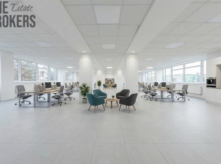 Pronájem kanceláře, 375 m²