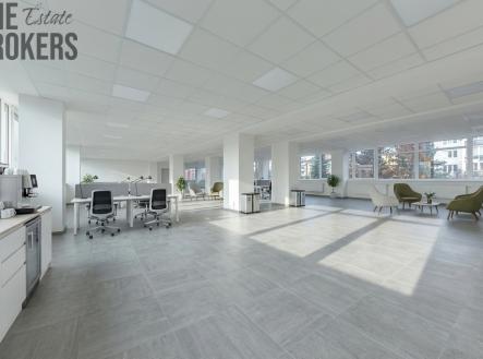 Pronájem kanceláře, 375 m²