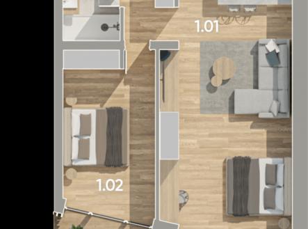Prodej bytu, 2+kk, 76 m²
