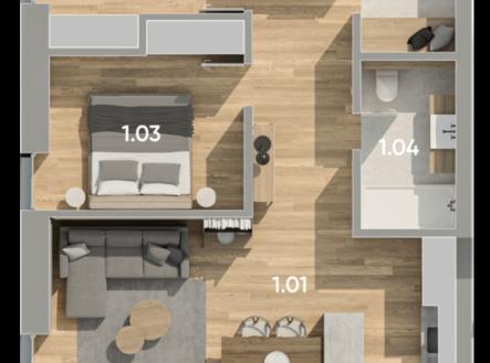 Prodej bytu, 3+kk, 77 m²