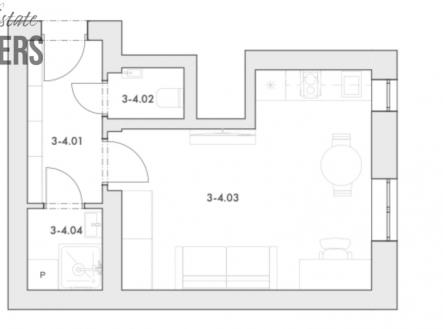 Prodej bytu, 1+kk, 29 m²
