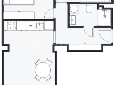 Prodej bytu, 3+kk, 56 m²