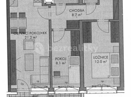 Prodej bytu, 3+kk, 60 m²