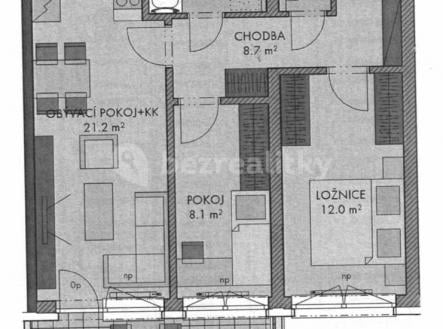 Prodej bytu, 3+kk, 60 m²