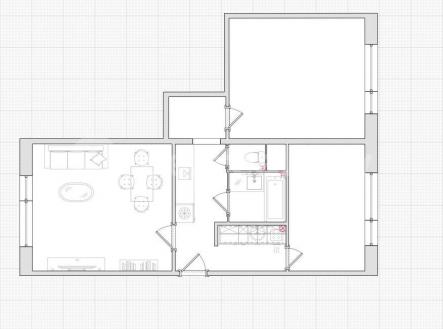 Prodej bytu, 3+kk, 56 m²