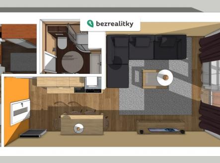 Prodej bytu, 2+kk, 52 m²