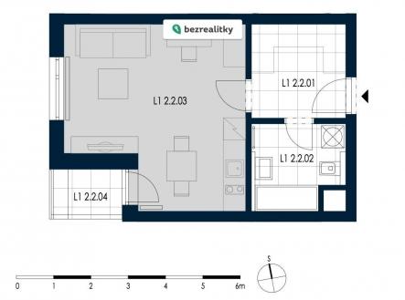 Prodej bytu, 1+kk, 38 m²