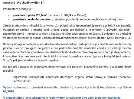 Prodej pozemku pro bydlení, 328 m²