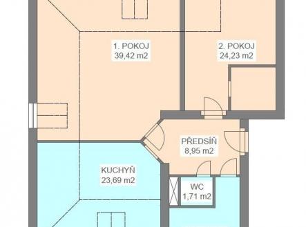 Prodej bytu, 2+1, 108 m²