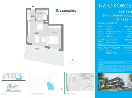 Prodej bytu, 2+kk, 47 m²