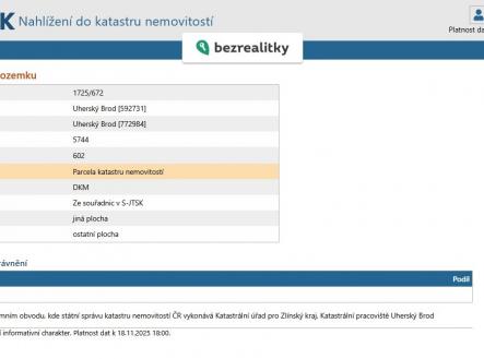 Prodej pozemku pro bydlení, 602 m²