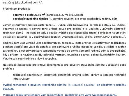 Prodej pozemku pro bydlení, 323 m²