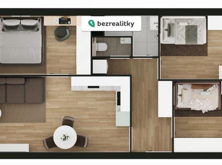 Prodej bytu, 4+kk, 71 m²