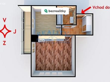 Prodej bytu, 2+kk, 40 m²