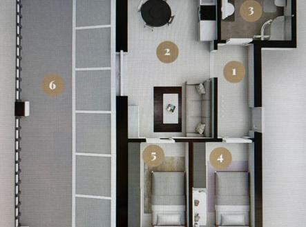 Prodej bytu, 3+kk, 49 m²